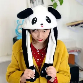 czapka-led-panda-ruchome-uszy-stroj