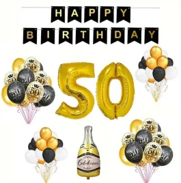 balony-zestaw-na-50-urodziny-zloto-czarny
