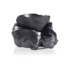 donica-sleepy-cat-black-metallic-12-cm-ozdoba-kot