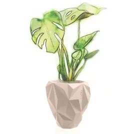 donica-geometric-light-beige-poli-19-cm-doniczka