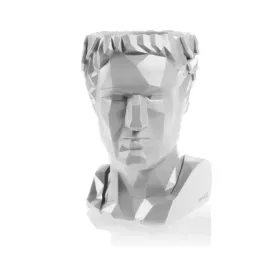donica-cezar-low-poly-white-poli-matt-10cm-figurka