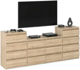 duza-komoda-dab-sonoma-z-szufladami-220-cm-meble-do-salonu-mebloscianka