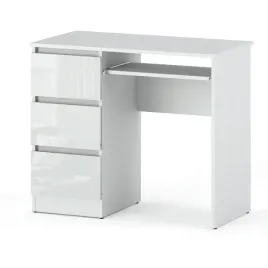 biurko-komputerowe-szkolne-3-szuflady-biale-polysk