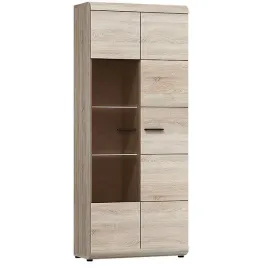 elegancka-wysoka-witryna-do-salonu-link-dab-sonoma