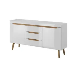 nordi-komoda-160-cm-bialy-polysk-styl-skandynawski