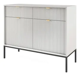 komoda-dwudrzwiowa-nova-104-z-szufladami-szara
