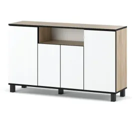 duza-komoda-dab-sonoma-biala-140-cm-9-polek-szafka-rtv-pojemna-nowoczesna