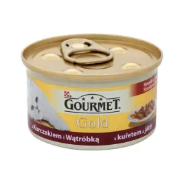 mokra-karma-dla-kota-z-kurczakiem-i-watrobka-w-sosie-gourmet-gold-85g
