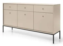 komoda-trzydrzwiowa-mono-154cm-z-szufladami-bezowa