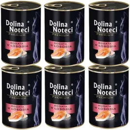 Zdjęcie produktu Dolina Noteci Premium dla kota Łosoś 6x400g