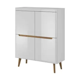 nordi-komoda-107cm-bialy-polysk-styl-skandynawski