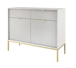 komoda-nova-104-szara-z-szufladami-stelaz-zloty