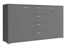 komoda-szafka-grafit-150cm-pojemna-4-szuflady