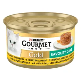 mokra-karma-dla-kotow-kurczak-z-marchewka-gourmet-gold-savourycake-85g