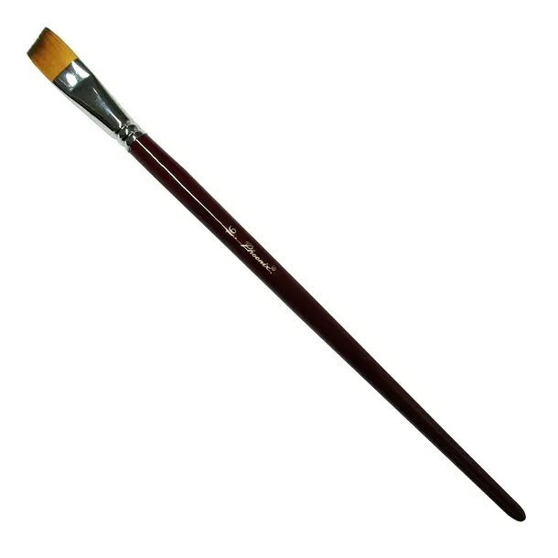 Pędzel artystyczny skośny miękki syntetyczny rozmiar 16 Phoenix 6604G