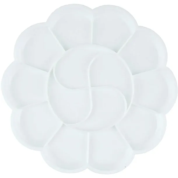 Paleta malarska plastikowa kwiatek do farb Phoenix średnica 20 cm