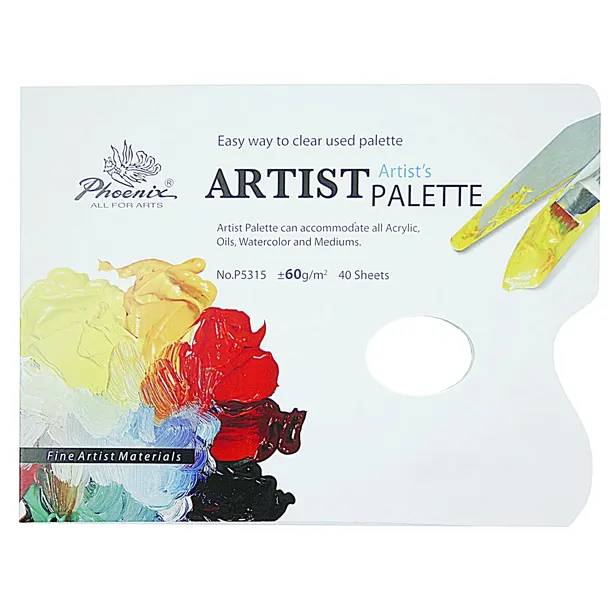 Paleta palety jednorazowe 40szt 22x30cm 9x12"
