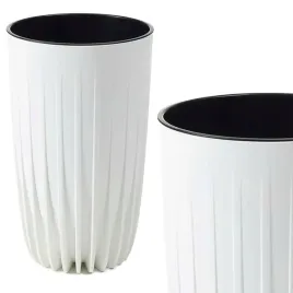 ozdobna-donica-wysoka-eco-recykling-biala-h42-cm-doniczka-z-wkladem-duza