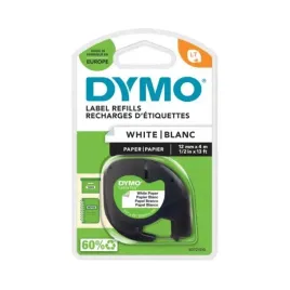 tasma-dymo-12mm-4m-czarny-na-bialym-papierowa