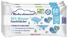 chusteczki-nawilzane-babydream-99percent-wody-3-x60-szt