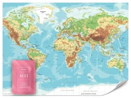 fototapeta-mapa-swiata-po-polsku-tapeta-na-sciane-dla-dzieci-450x300