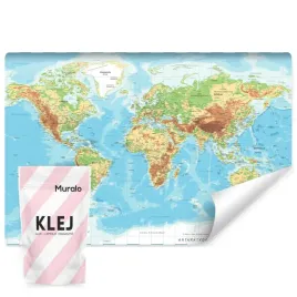 fototapeta-mapa-swiata-po-polsku-tapeta-na-sciane-dla-dzieci-180x120