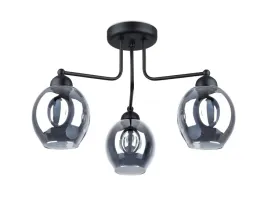 lampa-sufitowa-3-czarne-nieregularne-klosze-oprawa-glamour-potrojna-sollux