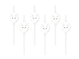 slomki-papierowe-slodki-kotek-biale-urodziny-6szt