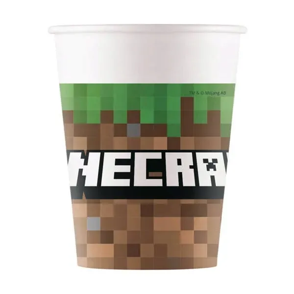 kubeczki-papierowe-minecraft-gra-200-ml-8-szt