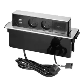 gniazdo-meblowe-z-usb-przewod-2m-2x2p-z-orno
