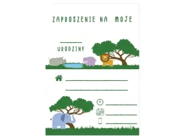 zaproszenie-z-koperta-safari-zwierzatka-6-szt