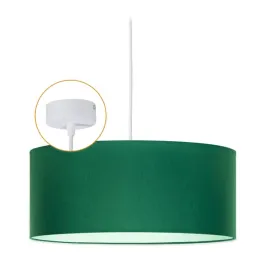 lampa-wiszaca-sufitowa-abazur-zielony-klosz-z-tkaniny-led-wiele-kolory