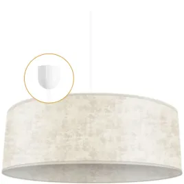 lampa-plafon-1xe27-sufitowa-abazur-klasyczny-walec-ecru-blyszczacy-50-cm
