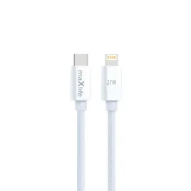 maxlife-kabel-mxuc-12-usb-c-lightning-20-m-27w-bialy