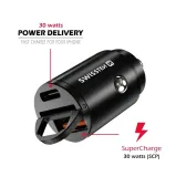 ladowarka-samochod-usb-c-super-charge-30w-czarna-stan-nowy