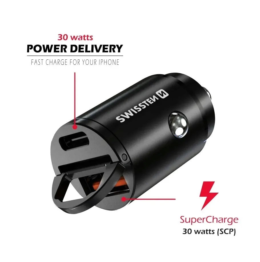 ladowarka-samochod-usb-c-super-charge-30w-czarna-stan-nowy
