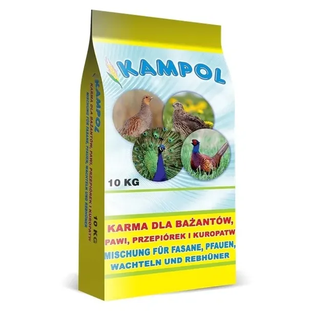 Karma pasza dla przepiórek niosek 10 kg Kampol