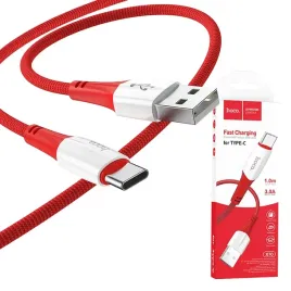 uniwersalny-kabel-usb-do-typ-c-3a-x70-czerwony-1-m