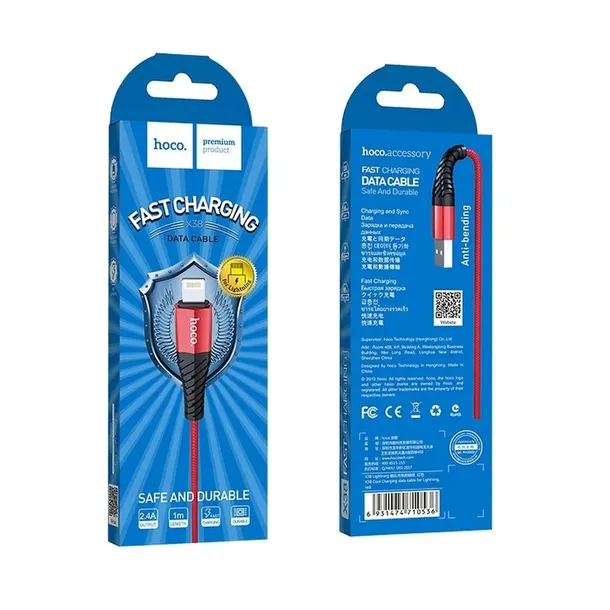 elegancki-kabel-usb-do-iphone-x38-1-metr-czerwony-kod-producenta-x38