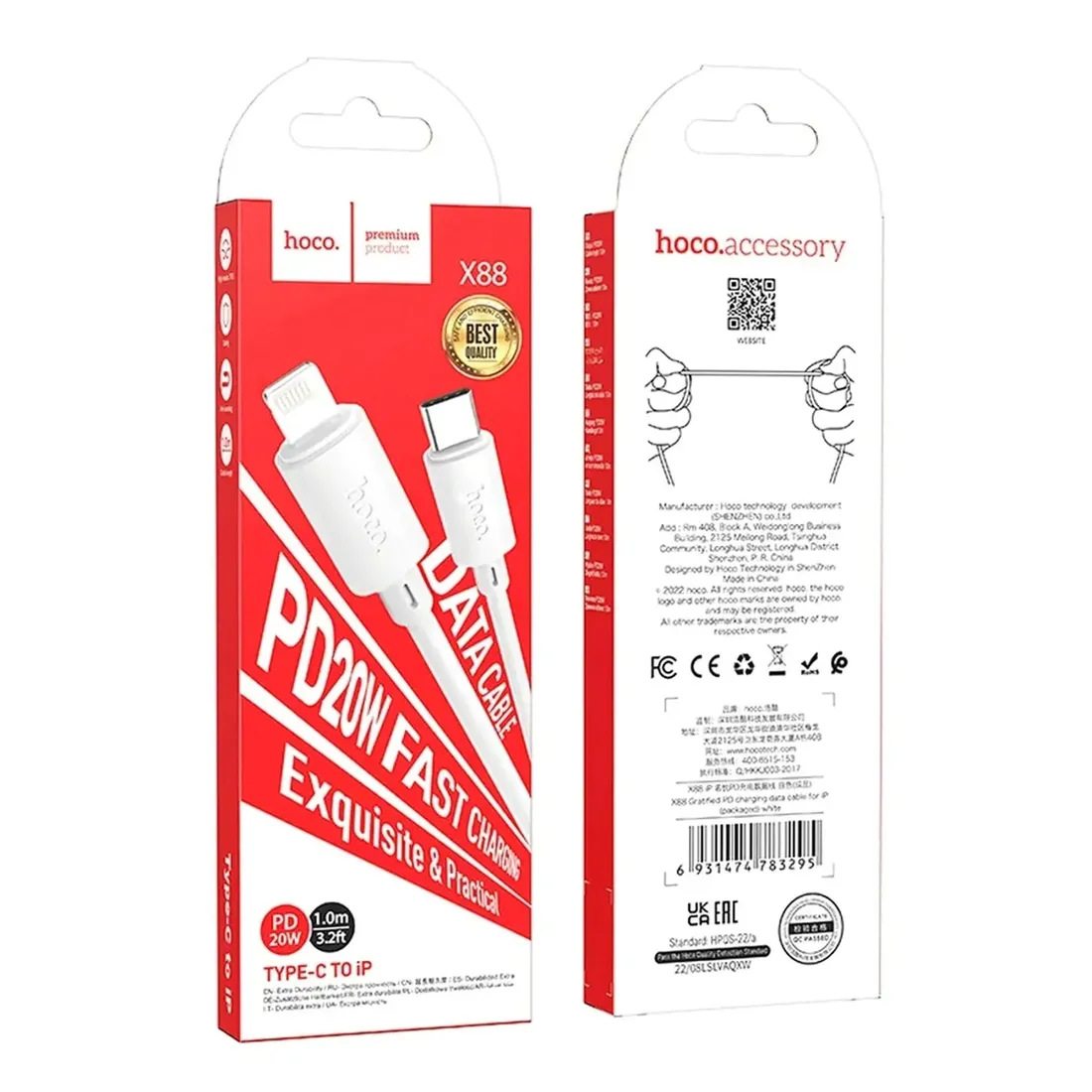 kabel-typ-c-do-iphone-lightning-x88-1m-bialy-mocny