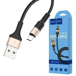 uniwersalny-kabel-usb-do-typ-c-x26-czarno-zloty-1m