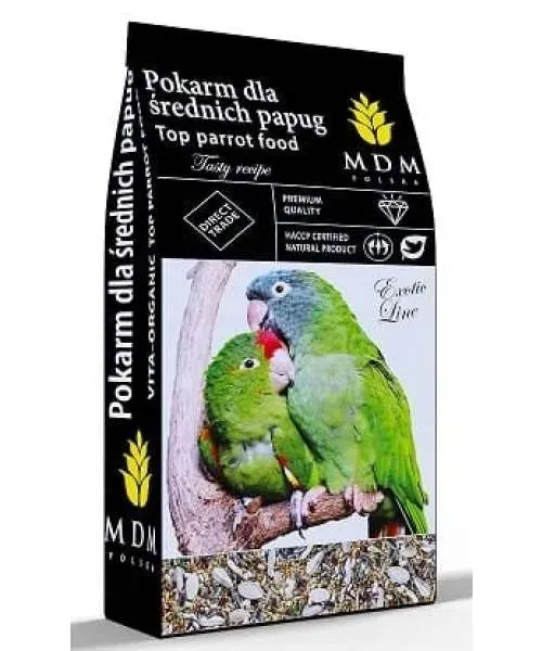 Karma dla średnich papug 10 kg MDM Premium PŚ