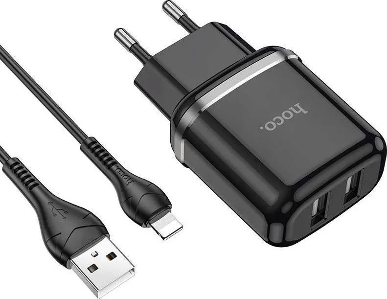 ladowarka-sieciowa-2xusb-kabel-lightning-czarny