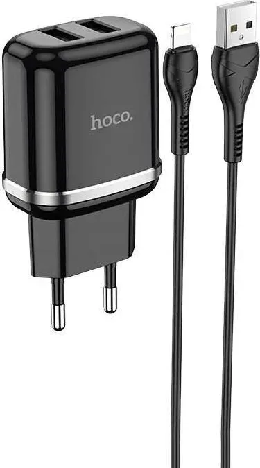 ladowarka-sieciowa-2xusb-kabel-lightning-czarny