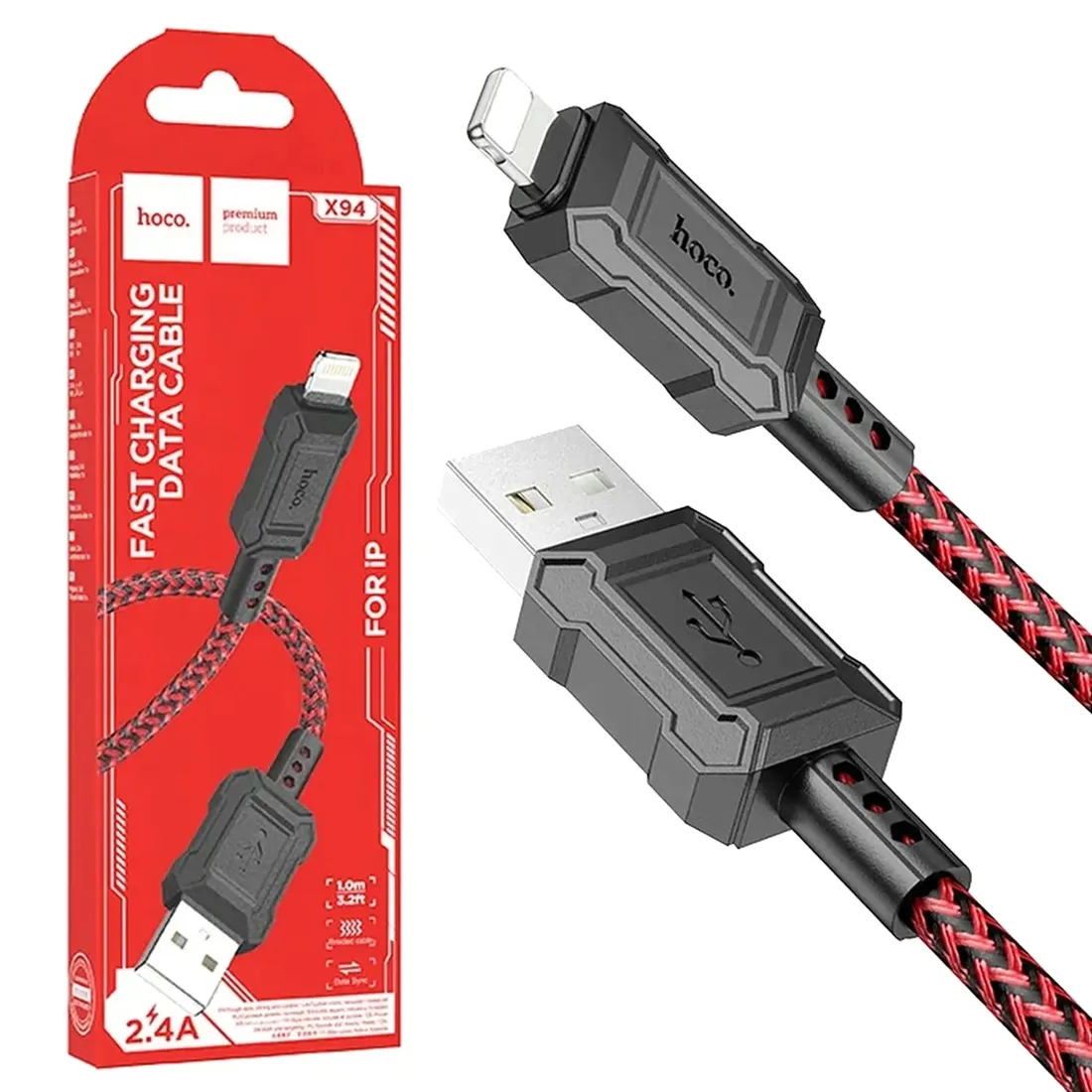kabel-usb-do-iphone-lightning-x94-czerwony-mocny