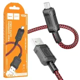 mocny-kabel-usb-do-micro-x94-czerwony-1m-ladowarka