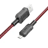 mocny-kabel-usb-do-micro-x94-czerwony-1m-ladowarka-stan-nowy