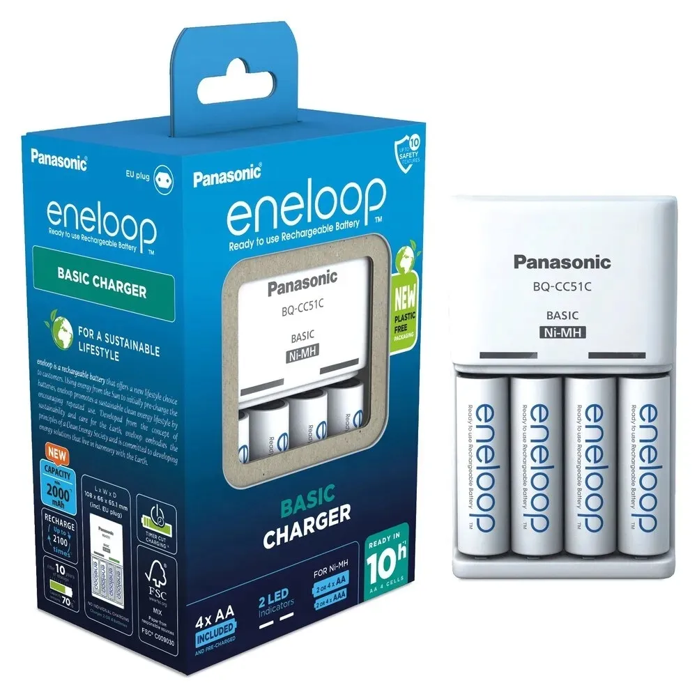 ladowarka-panasonic-bq-cc51-4x-aa-eneloop-2000-mah-stan-nowy
