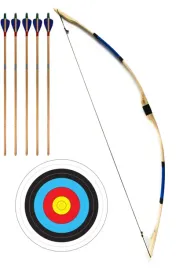 luk-drewniany-115cm-5-strzal-tarcza-zestaw-luczniczy-niebieski
