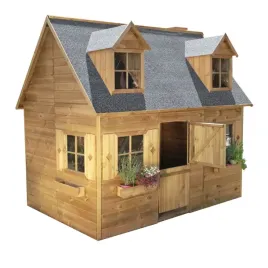 drewniany-domek-ogrodowy-dla-dzieci-maria-pietrowy-z-antresola